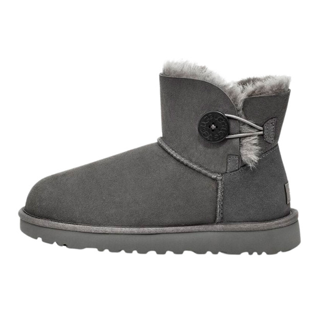 UGG Classic Mini Bailey Button Grey