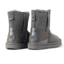 UGG Classic Short Zip Lacquer Gray