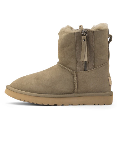 UGG Classic Short Zip Khaki