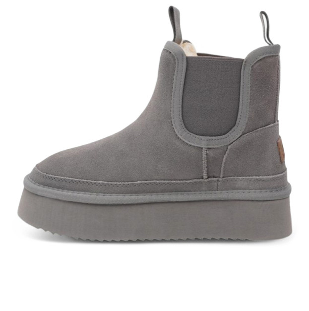 UGG Neumel Boot Platform Chelsea Grey Beige