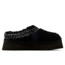 UGG Tazz Slipper Heritage Braid Black Platform 1143976-BLK