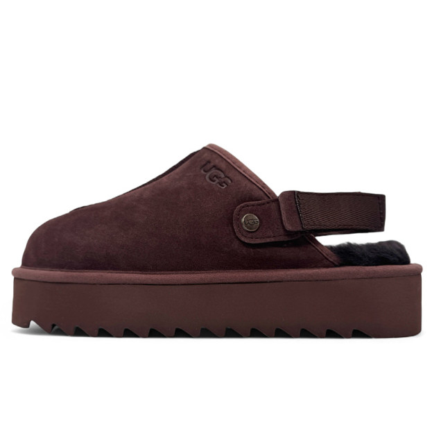 UGG Lanah Clog Platform Chocolate